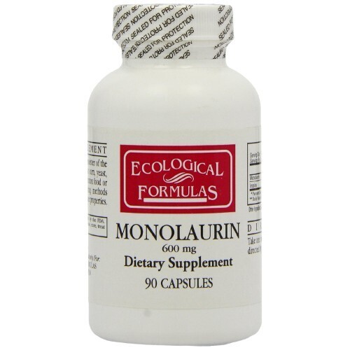 Cardiovascular Reasearch / ECOLOGICAL FORMULAS Monolaurin 600 mg. 90 Caps.