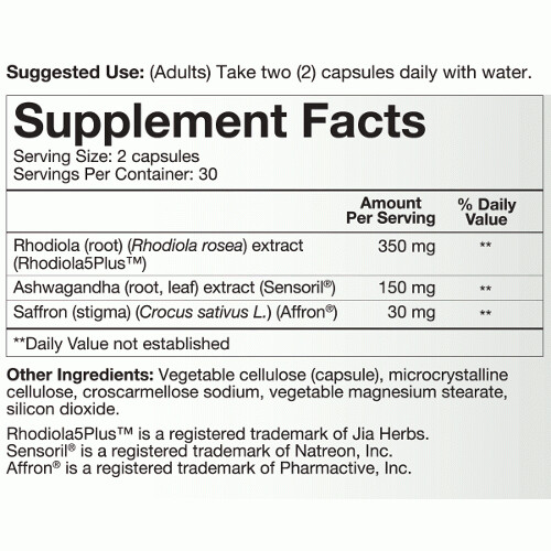 Youtheory Saffron 60 Vegeterian Capsules