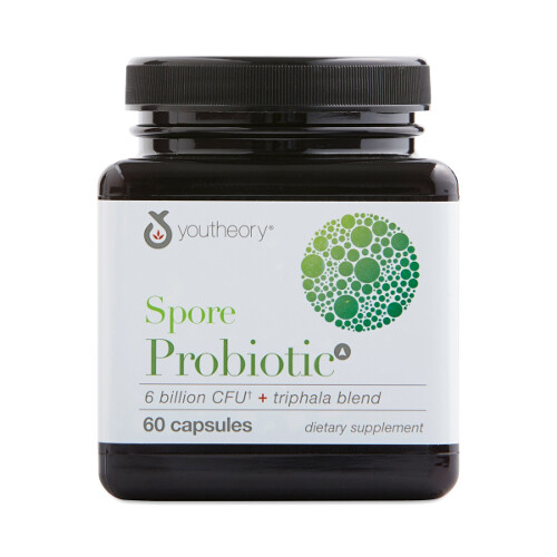Youtheory Spore Probiotic - 60 vegetarian Capsules