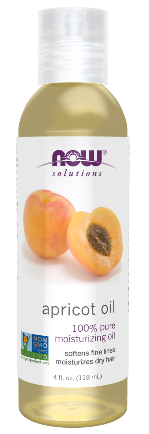 NOW 100% Pure Apricot Oil 4 fl oz