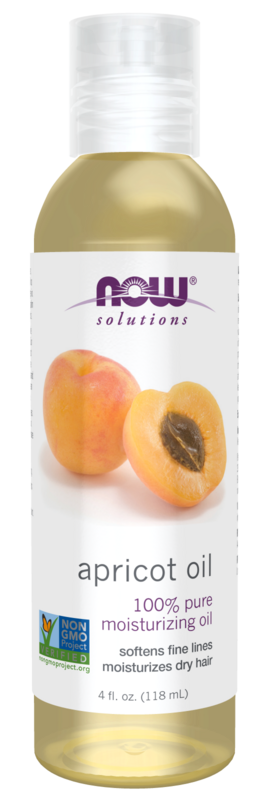 NOW 100% Pure Apricot Oil 4 fl oz