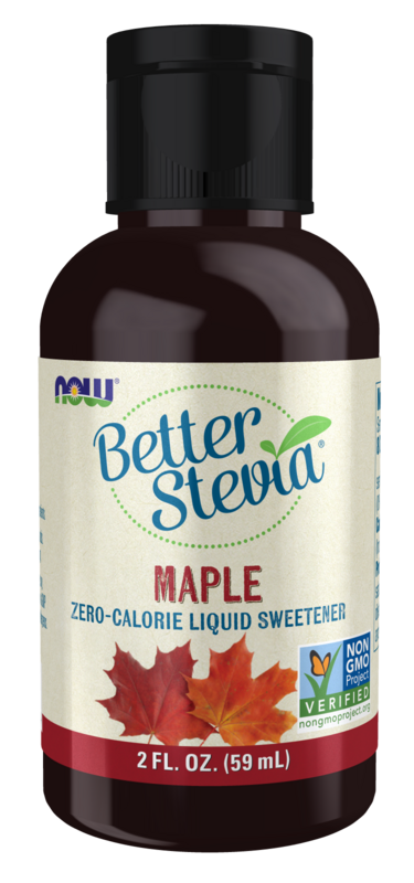 NOW Better Stevia Liquid Maple 2 fl oz