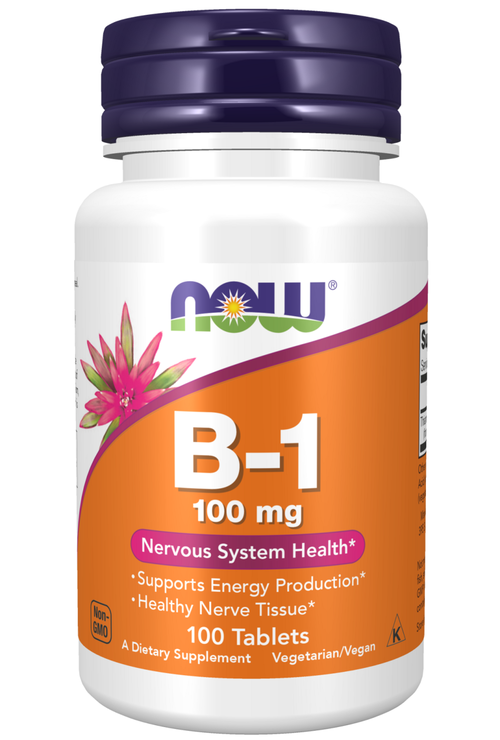 NOW B-1 100 mg. 100 Tabs.