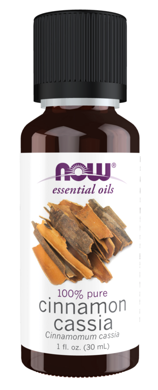 NOW Cinnamon Cassia Essent. Oil 1 Fl. Oz.