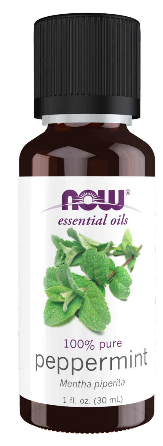 NOW Peppermint Essential Oil 1 Fl Oz