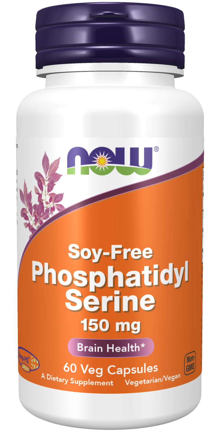 NOW Soy-Free Phosphatidyl Serine 150mg - 60 veg capsulez