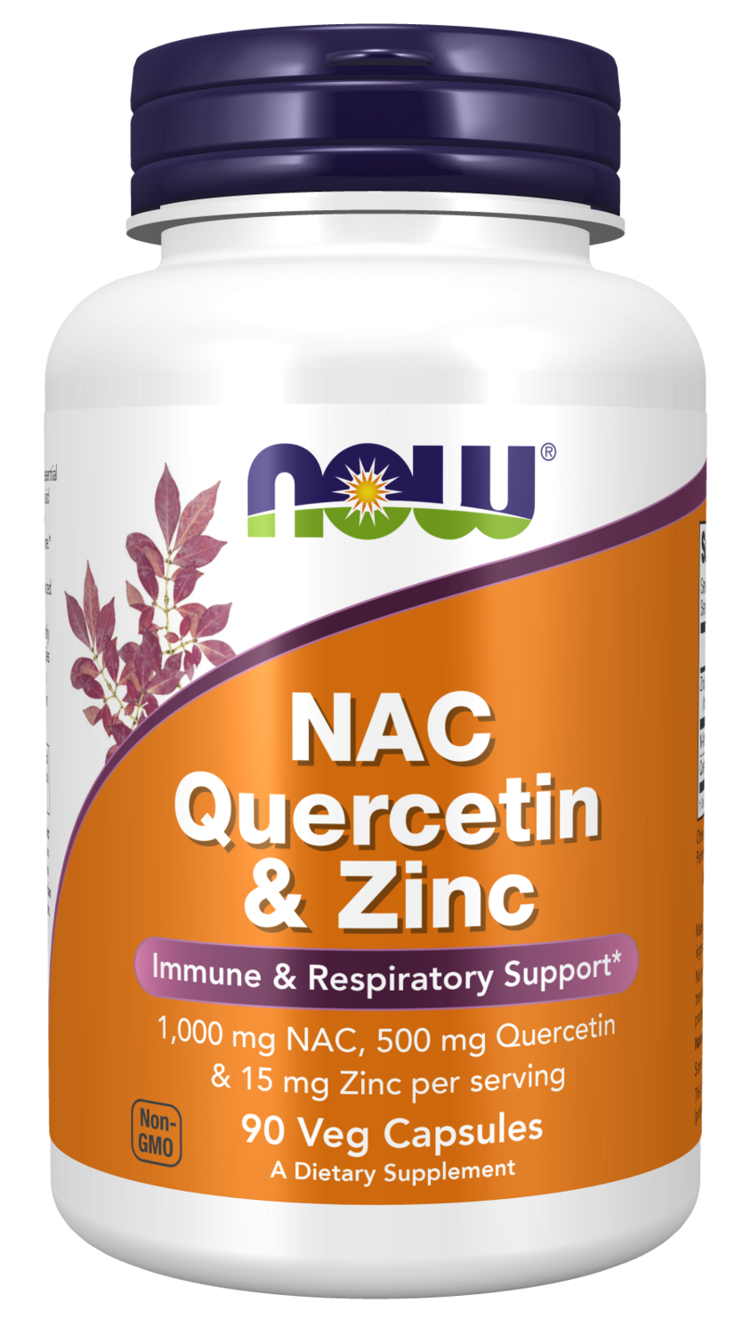 NOW NAC, Quercetin, &amp; Zinc 90vc