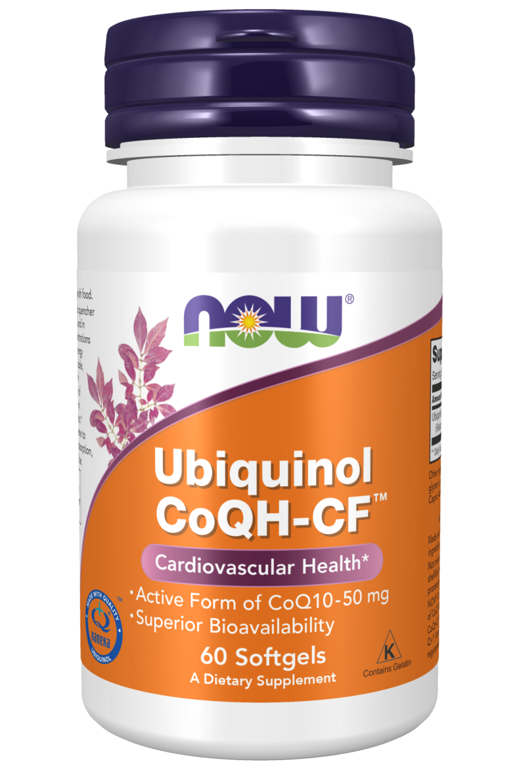 NOW Ubiquinol CoQH-CF 60 Softgels