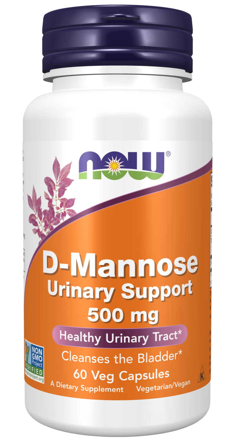 NOW d-mannose 500mg 60vc