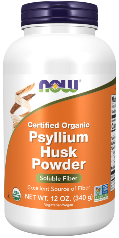 NOW Organic Psyllium Husk Powder. 12oz