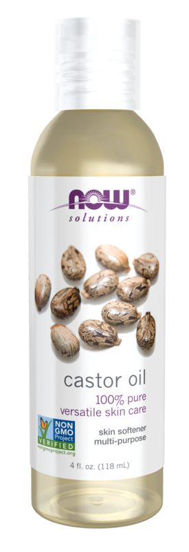 NOW Castor Oil 100% Pure 4 fl oz