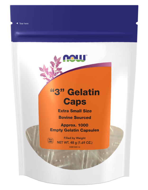 NOW Gelatin Caps. #3 1000ct