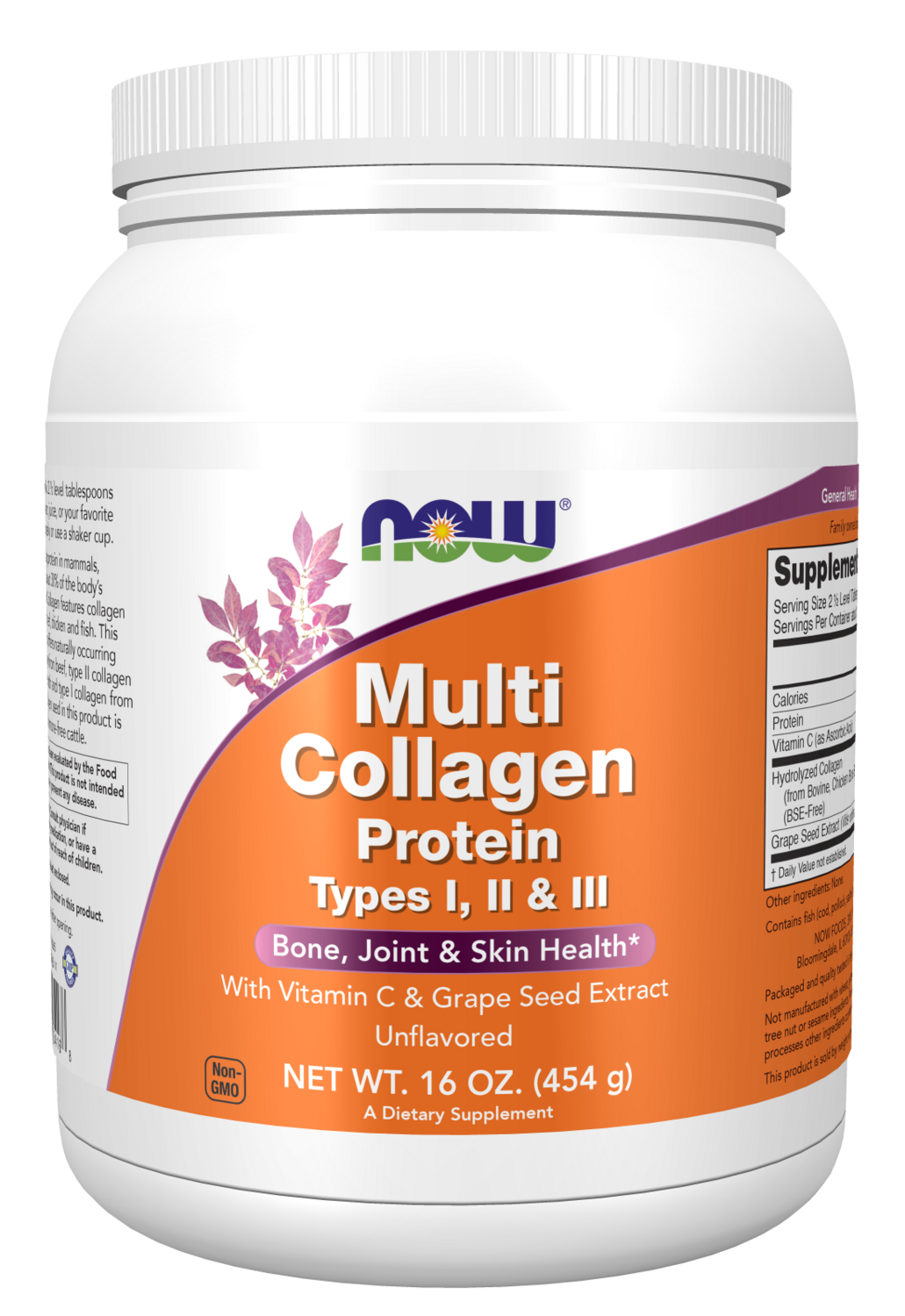 NOW Multi Collagen Protein 16oz