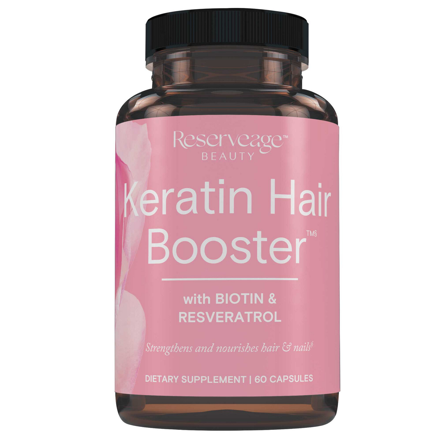 RESERVEAGE Keratin Hair Booster 60 Caps.