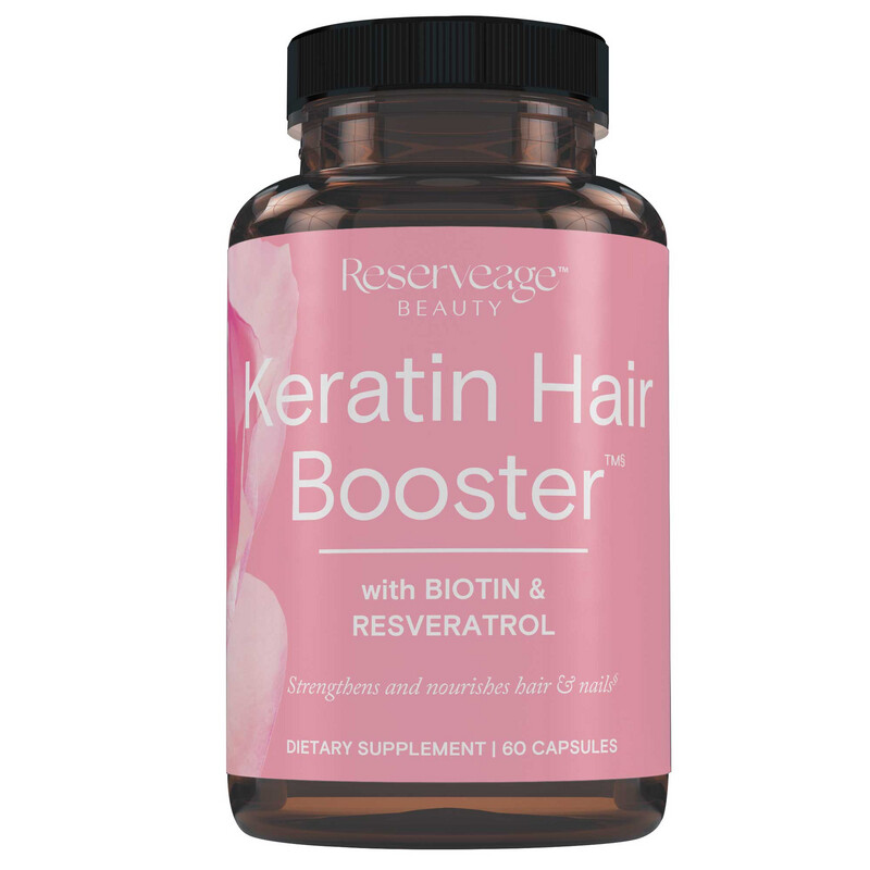 RESERVEAGE Keratin Hair Booster 60 Caps.