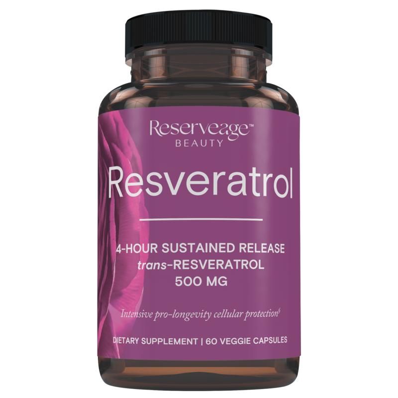 RESERVEAGE Nutrition Resveratrol 500 mg. 60 Veg. Caps.