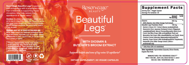 Reserveage Beautiful Legs 30 count