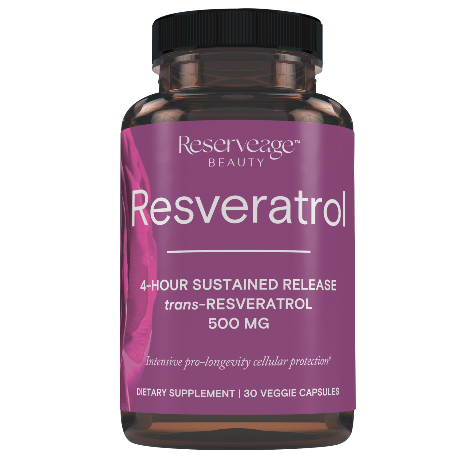 Reserveage Nutrition Resveratrol 500 mg 30 veggie caps
