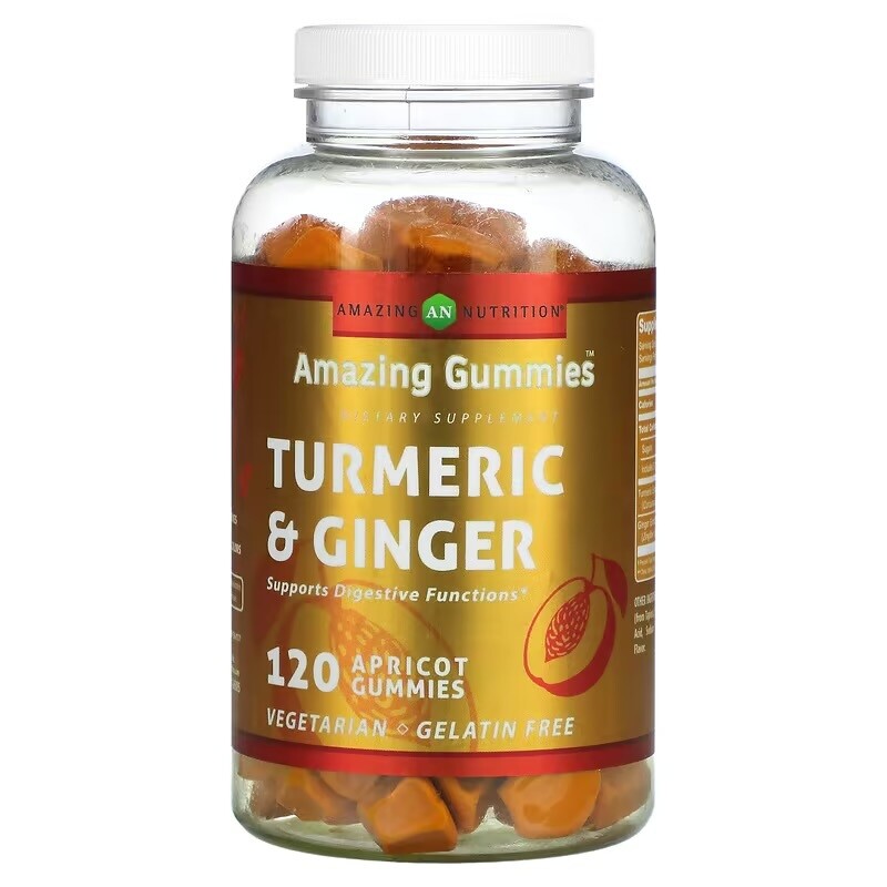 Amazing Nutrition Amazing Gummies Turmeric &amp; Ginger 120 count