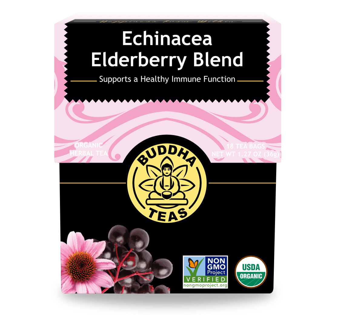 BUDDHA Echinacea Elderberry Blend 18 Tea Bags