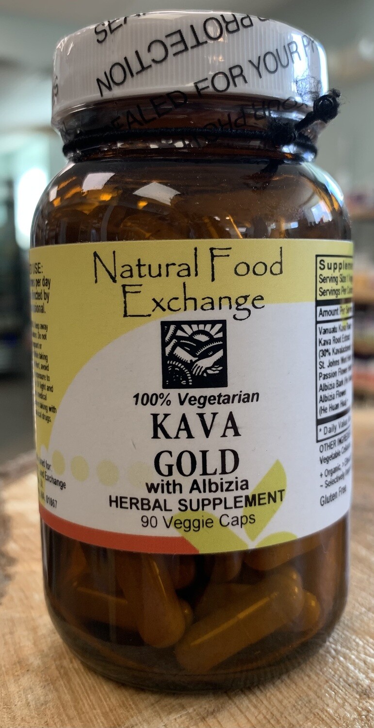 Natural Food Exchange Kava Gold 90 Veg Caps