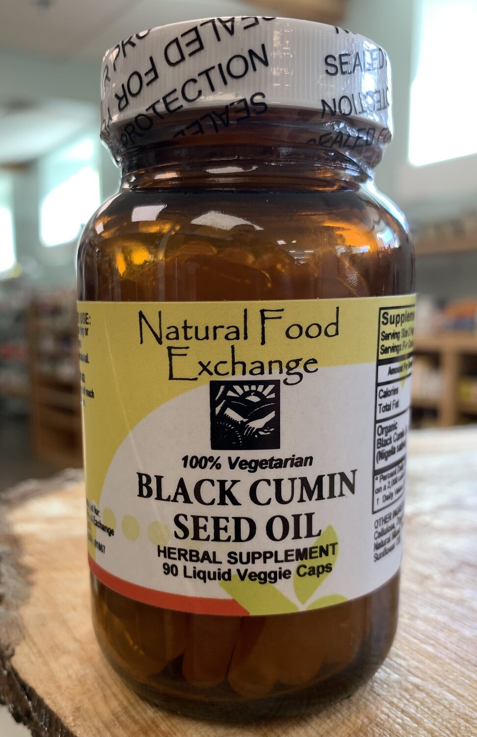 Natural Food Exchange Black Cumin Seed Oil 90 liquid veggie caps
