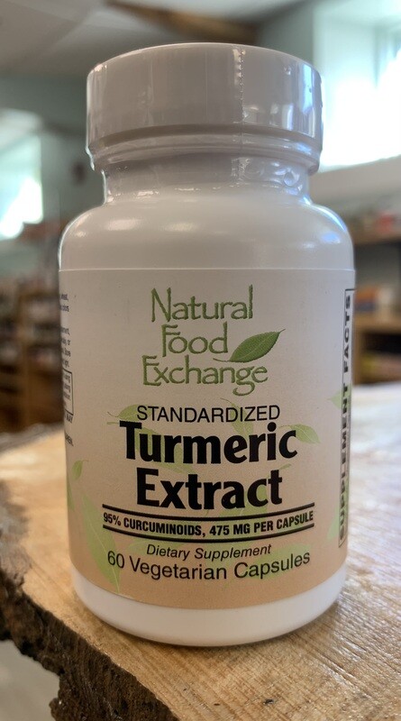 Natural Food Exchange Turmeric Extract 60 Veg. Caps.