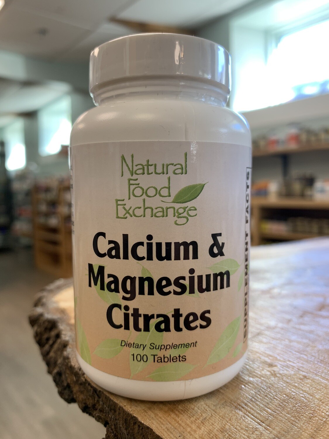 Natural Food Exchange Calcium &amp; Magnesium Citrates 100 tabs