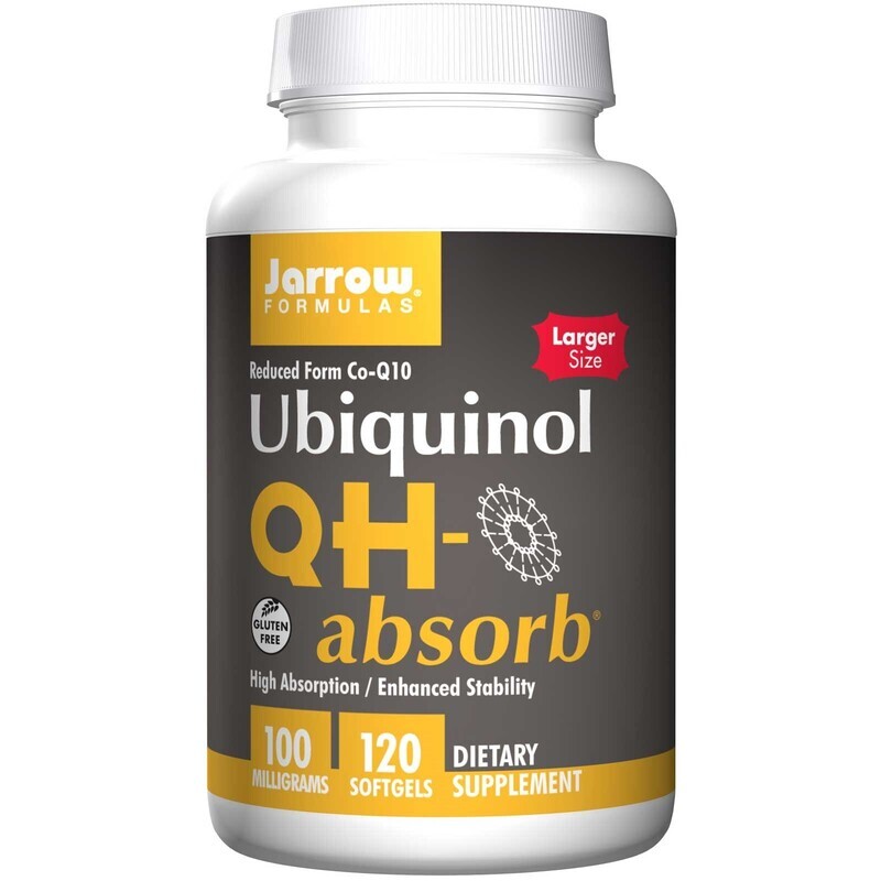 JARROW QH-Absorb 100 mg. 120 S.G.