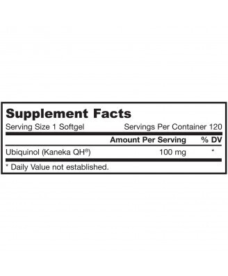 JARROW QH-Absorb 100 mg. 120 S.G.