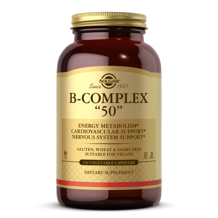 SOLGAR B-Complex 50--250 Veg. Caps.