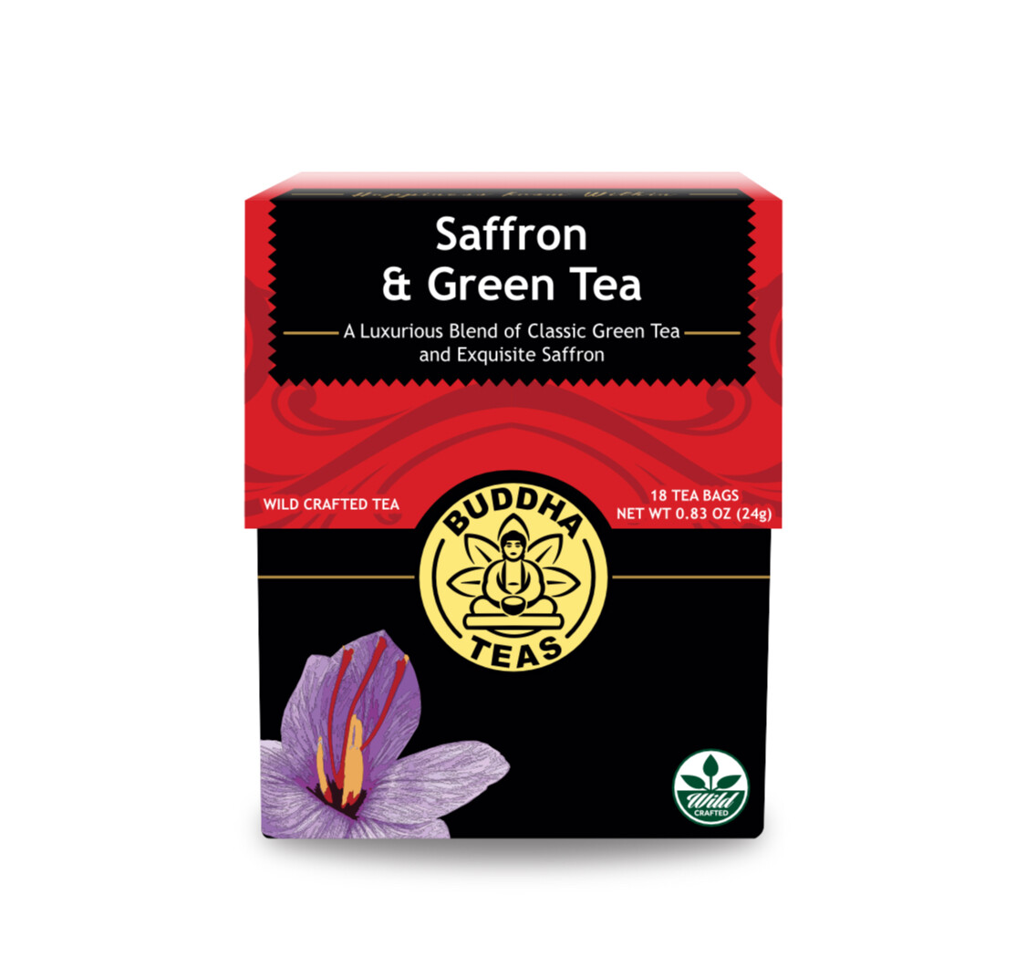 Buddha Teas Saffron &amp; Green Tea