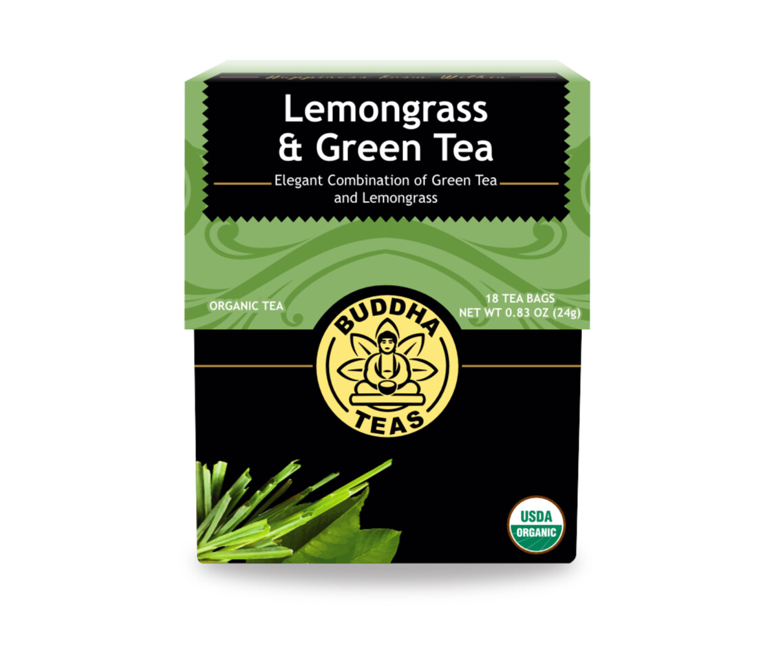 Buddha Teas Lemongrass &amp; Green Tea - 18 tea bags