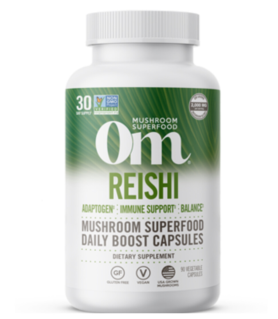 Om Mushroom Reishi 90 Capsules