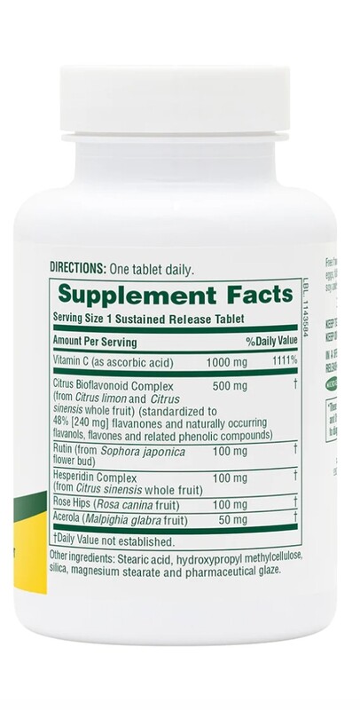 NATURE'S PLUS Super C Complex 60 Tabs.
