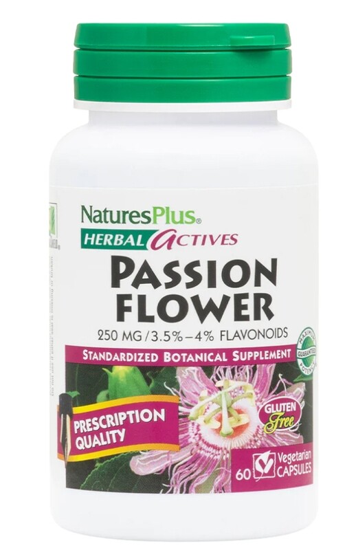 NATURE&#39;S PLUS Passion Flower Extract 60 Veg. Caps.