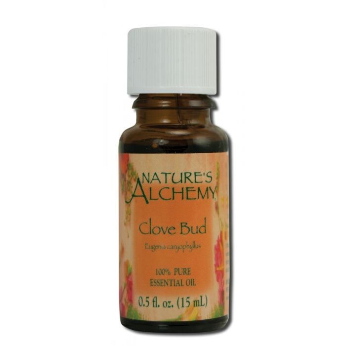 NATURE&#39; ALCHEMY Clove Bud Essential Oil .5 Fl. Oz.