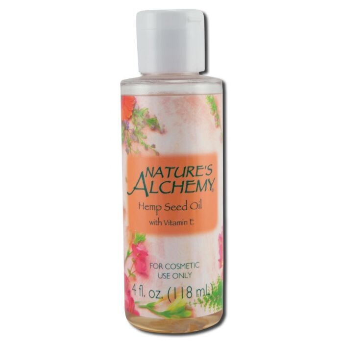 NATURE'S ALCHEMY Hemp Seed Oil With Vitamin E 4 Fl. Oz.