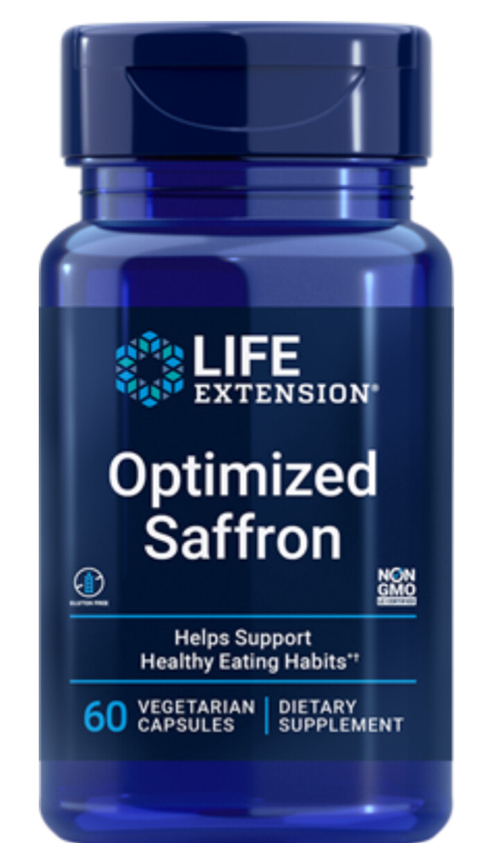 LIFE EXTENSION Saffron Capsules 60