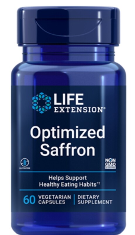 LIFE EXTENSION Saffron Capsules 60