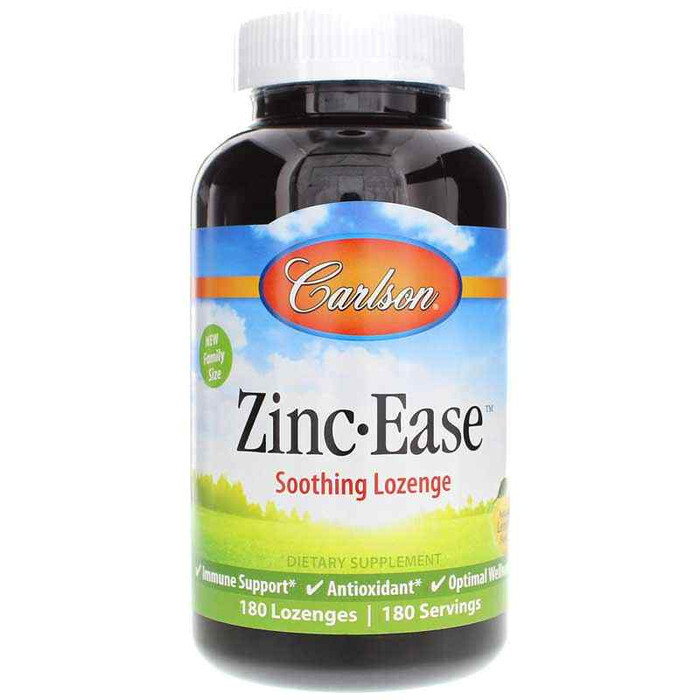 CARLSON Zinc Ease 10 mg. 180 Lozenges