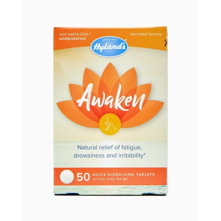 HYLAND&#39;S Awaken Qk Dissolve 50 Tabs.