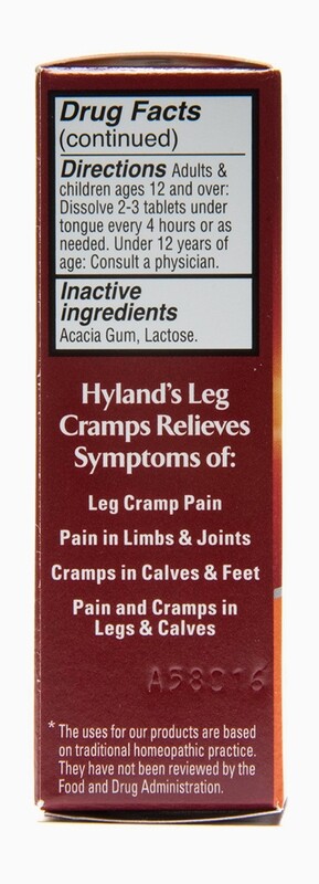 Hyland's Leg Cramps 100 dissolve tabs