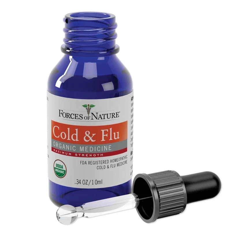 Forces Of Nature Cold &amp; Flu Organic Medicine .34 fl oz
