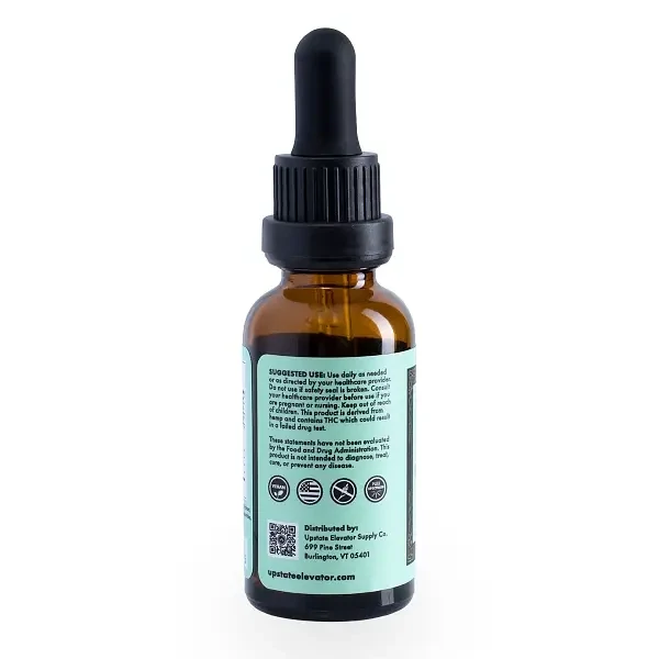 Upstate Elevator Supply Co. Deep Calm CBN + CBG + CBD 1500mg Peppermint Tincture 1 fl oz
