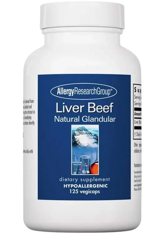 Allergy Research Group Liver Beef 125 Veg Caps