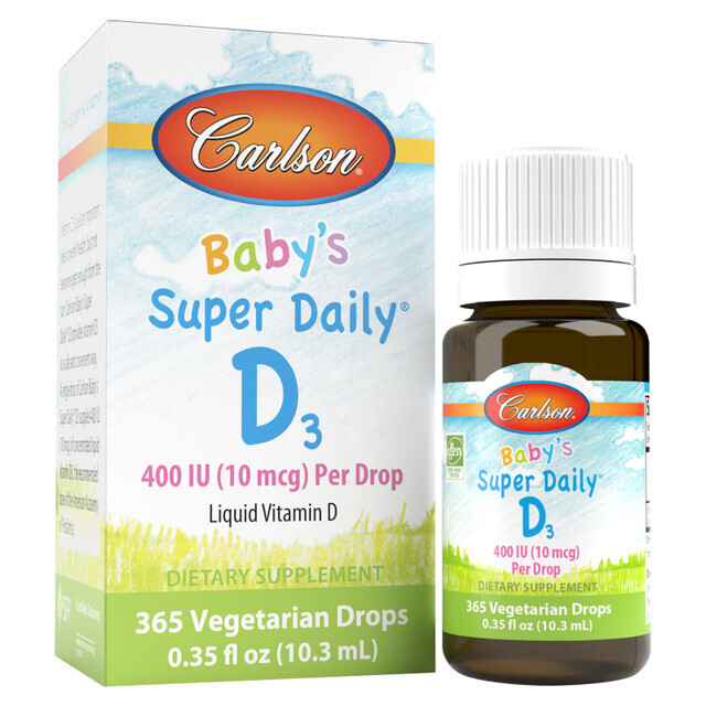 Carlson Baby&#39;s Super Daily D3 400 IU 0.35 fl oz