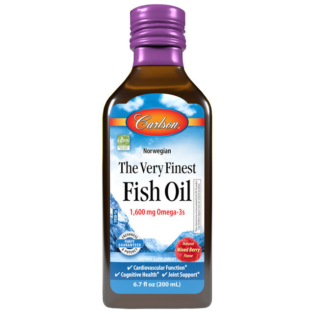 Carlson Fish Oil Mixed Berry 6.7oz / 200ml