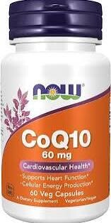 NOW CoQ10  60mg 60 Veg. Caps.