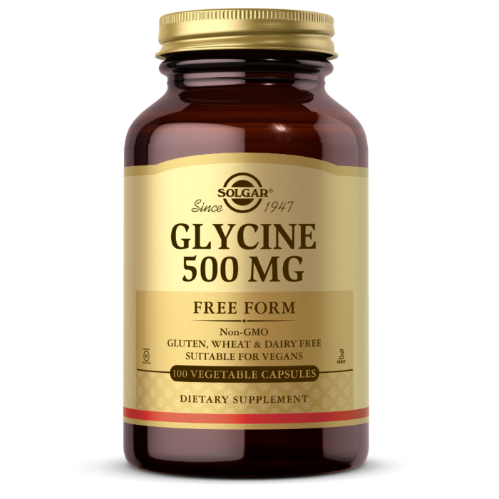 SOLGAR Glycine 500 mg. 100 Veg. Caps.